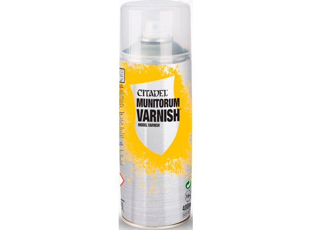 Citadel Spray Munitorum Varnish Klarlak – Halvmat/satineret finish 