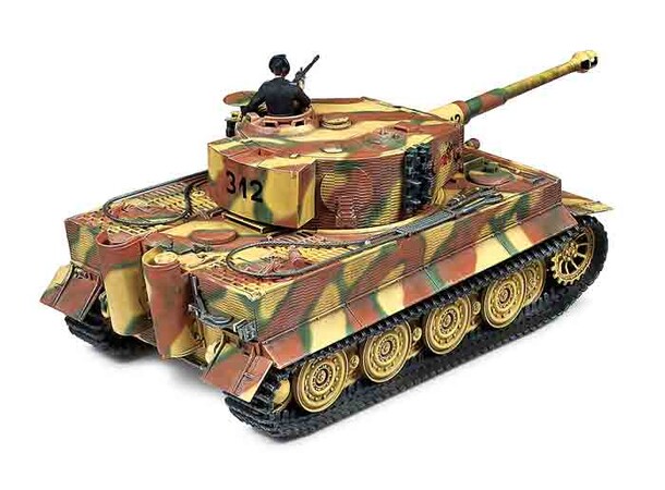 German Tiger I Late Production Tamiya 1:48 byggesæt 