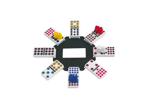 Mexican Train Domino Original Brætspil Metalkasse 