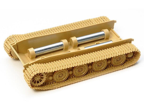Tysk Tiger I sen produktion Tamiya 1:48 byggesæt 