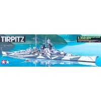 Tysk slagskib Tirpitz Tamiya 1:350 byggesæt