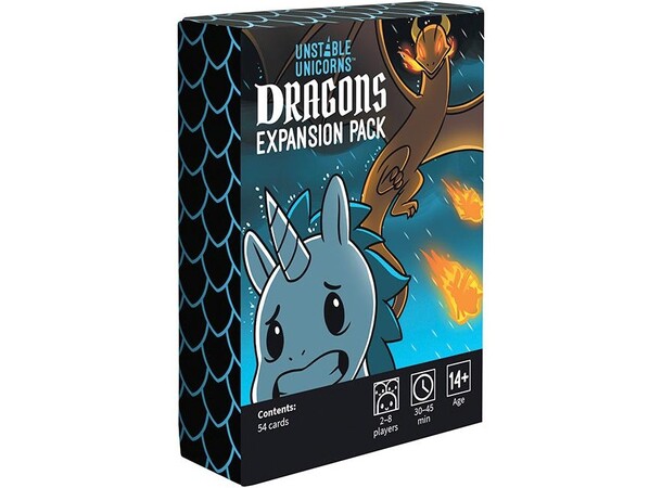 Unstable Unicorns Dragons Expansion Ekspansion til Unstable Unicorns 