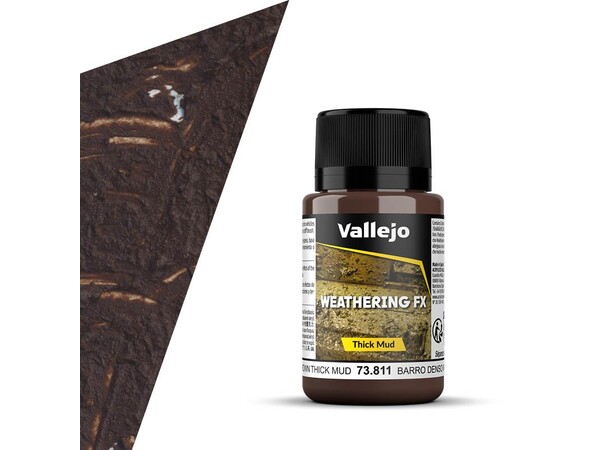 Vallejo Mud Thick Mud Brown - 40 ml 