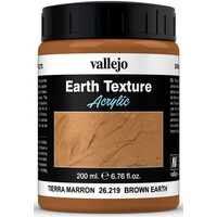 Vallejo Texture Brown Earth 200 ml Earth Texture Acrylic