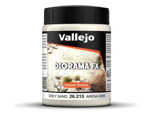 Vallejo Texture Grey Sand 200 ml Ground Texture Acrylic 