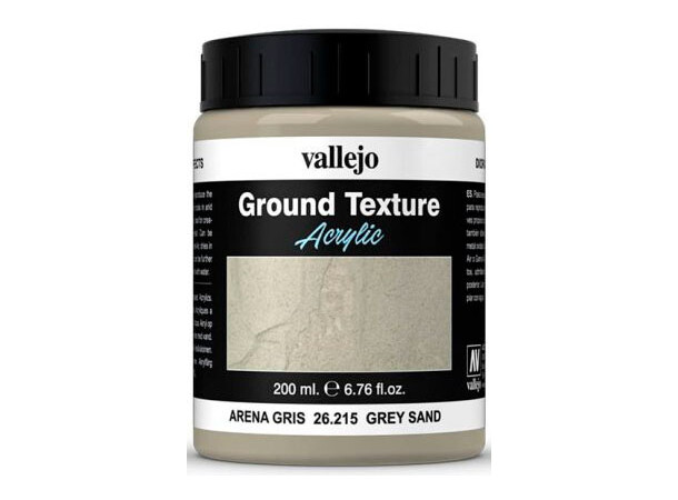 Vallejo Texture Grey Sand 200 ml Ground Texture Acrylic 