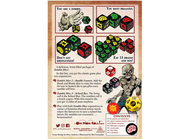 Zombie Dice Horde Edition terningspil 