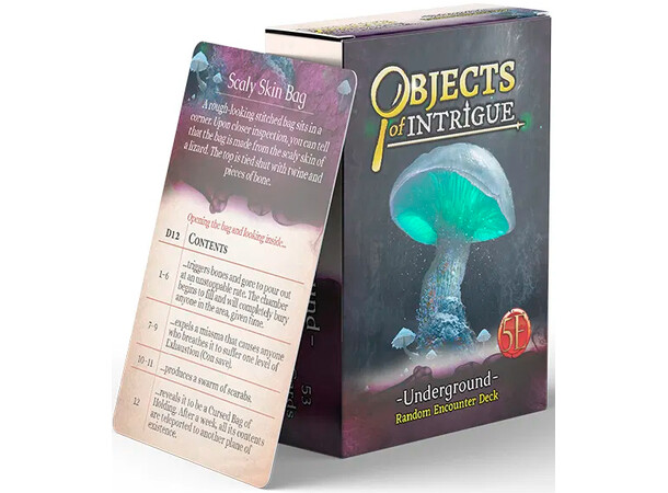 D&D Objects of Intrigue Underground Deck Dungeons & Dragons - Tilfældige møder 