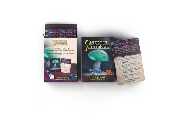 D&D Objects of Intrigue Underground Deck Dungeons & Dragons - Tilfældige møder 