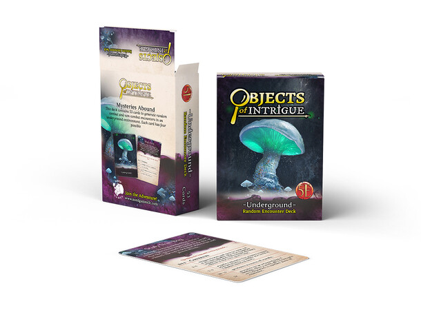 D&D Objects of Intrigue Underground Deck Dungeons & Dragons - Tilfældige møder 