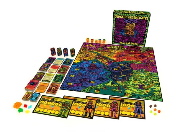 Dungeon Degenerates Brætspil Hand of Doom - Grundspil 