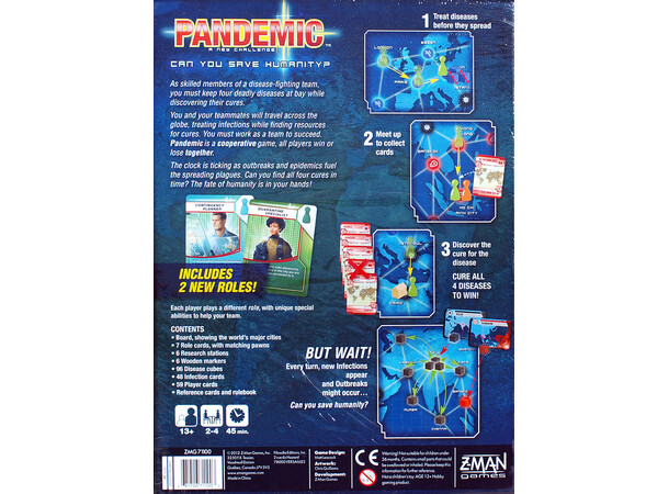 Pandemic Brætspil - Engelsk udgave 