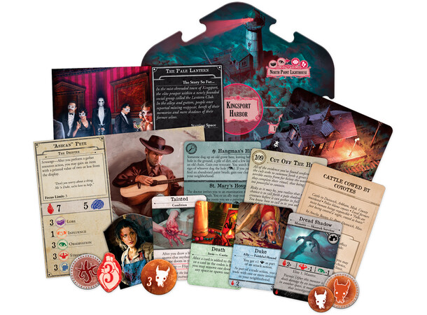 Arkham Horror Under Dark Waves Expansion Ekspansion til Arkham Horror Third Ed 
