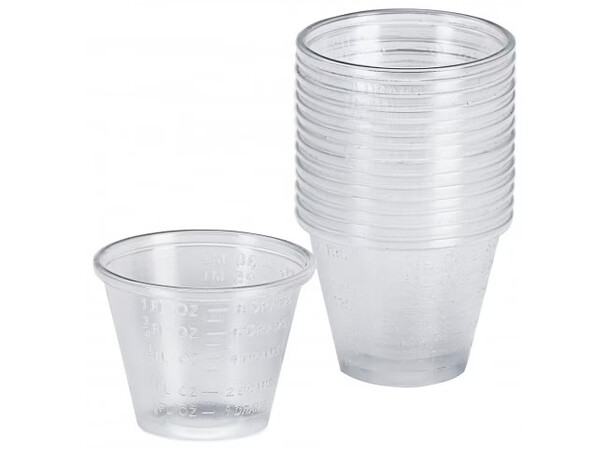 Blandebæger til maling 15 ml - 15 stk Mini-plastkopper 