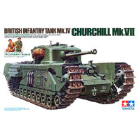 Britisk infanteritank Mk.IV Churchill Tamiya 1:35 byggesæt - Mk.VII