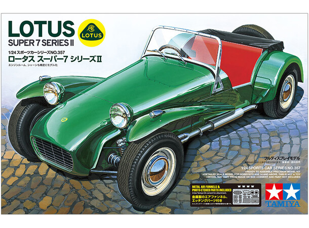 Lotus Super 7 Series II Tamiya 1:24 byggesæt 