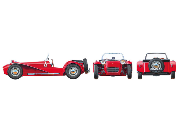Lotus Super 7 Series II Tamiya 1:24 byggesæt 