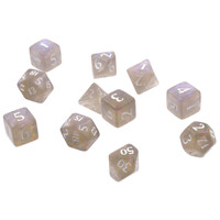 RPG Dice Set Eclipse 11 Smoke Grey Terninger til rollespil - 11 stk