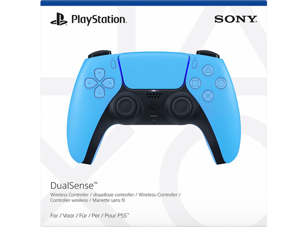 DualSense Controller Starlight Blue PS5 Håndkontrol til PlayStation 5 