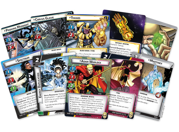 Marvel Champions TCG Mad Titans Shadow Ekspansion Marvel Champions Card Game 