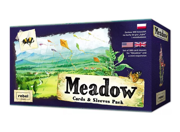 Meadow Card & Sleeves Pack Ekspansion + kortbeskyttelse til Meadow 