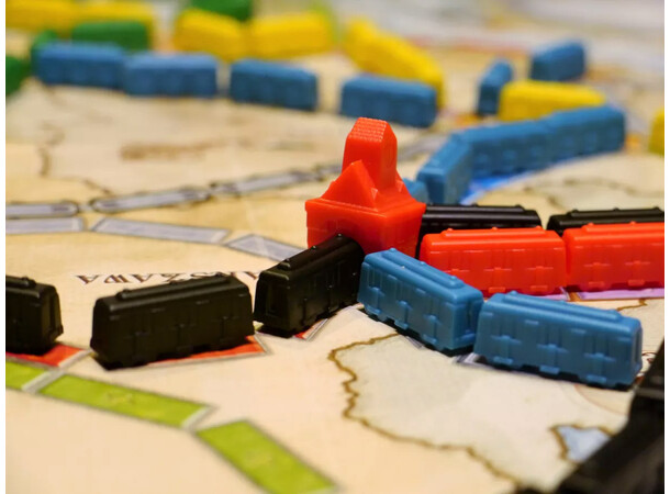 Ticket to Ride Europe Brætspil Dansk udgave 