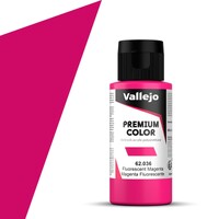 Vallejo Premium Fluo Magenta 60 ml Premium Airbrush Color - Fluorescent
