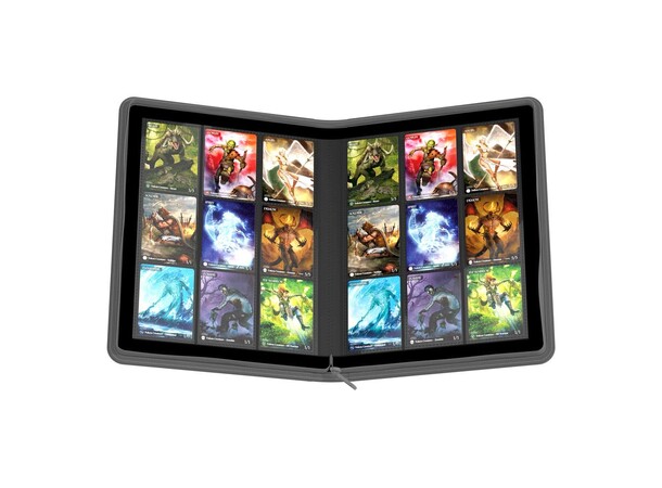 Zipfolio Xenoskin 18-Pocket Grå Ultimate Guard – Til 360 kort 