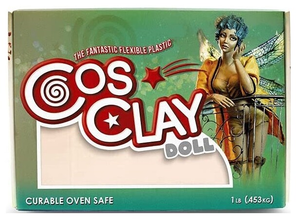 Cosclay dukke-modellervoks Faerie Light Hybrid plast/gummi-polymer 0,45 kg 