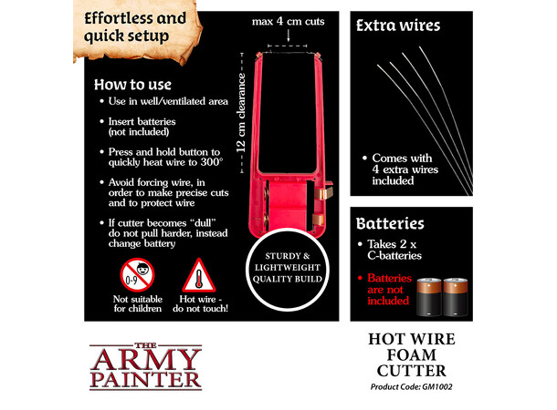 GameMaster Hot Wire Foam Cutter The Army Painter 
