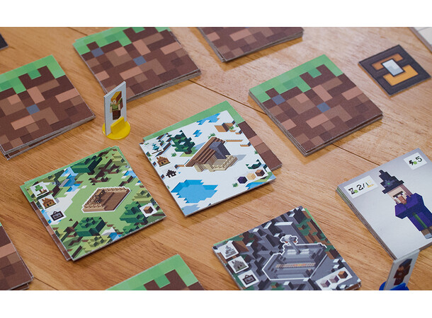 Minecraft Brætspil - Dansk Builders & Biomes 