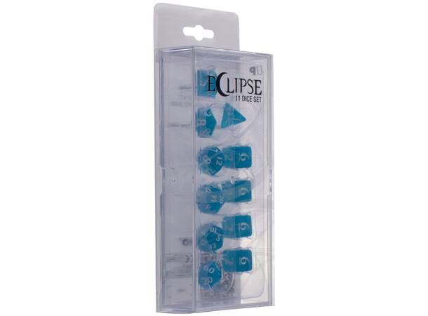 RPG Dice Set Eclipse 11 Sky Blue Terninger til rollespil - 11 stk 