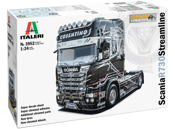 Scania R730 Streamline Italeri 1:24 byggesæt 