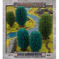 Terrain Large Summer Wood 15 cm Færdigmalet - Battlefield in a Box