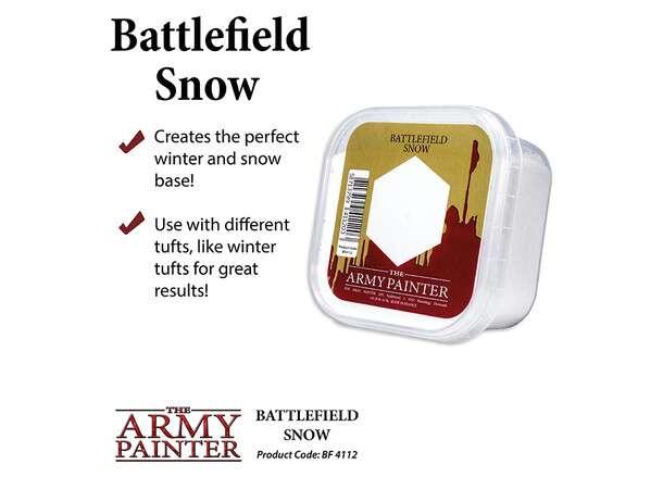 Army Painter Basing Battlefield Snow 150 ml 