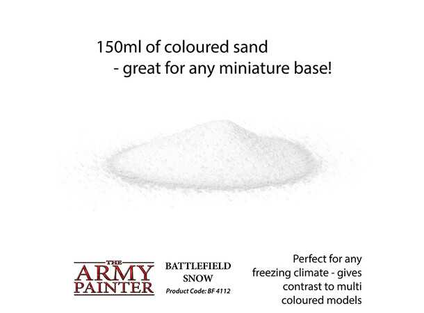 Army Painter Basing Battlefield Snow 150 ml 