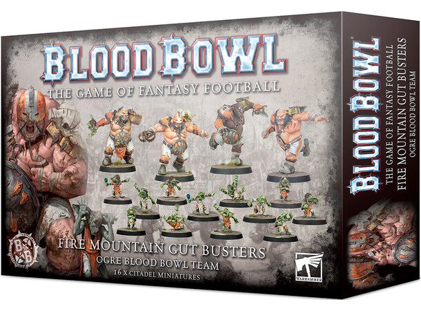 Blood Bowl Fire Mountain Gut Buster Team Ogre-hold 