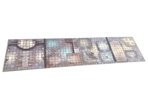 Book Of Battlemats DUNGEON - 80 sider Spiralbundet - 2,5 cm rutemønster 