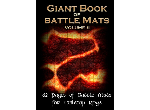Book of BattleMats GIANT VOL.2 62 sider 62 sider Spiralbundet - 2,5cm grid 