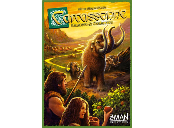 Carcassonne Hunters Gatherers Brætspil Dansk udgave 