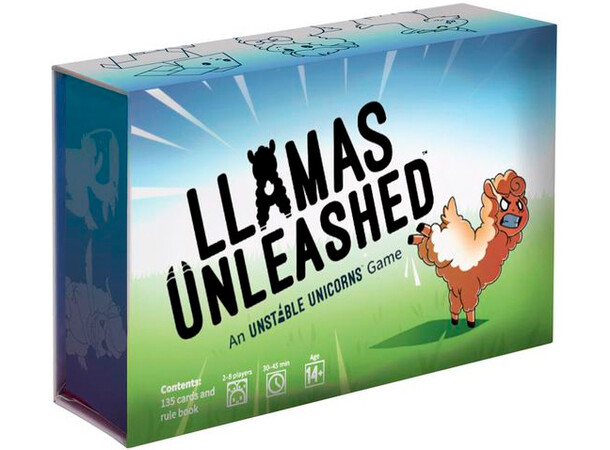 Llamas Unleashed Brætspil Fra skaberne af Unstable Unicorns 