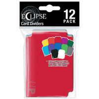 Plast Card Dividers Eclipse Multi x12 12 kortdelere til Deck Boxer og etuier