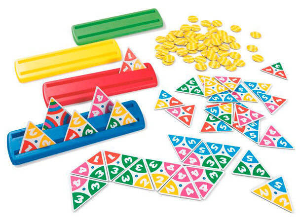 Triominos Junior Brætspil Dansk udgave 