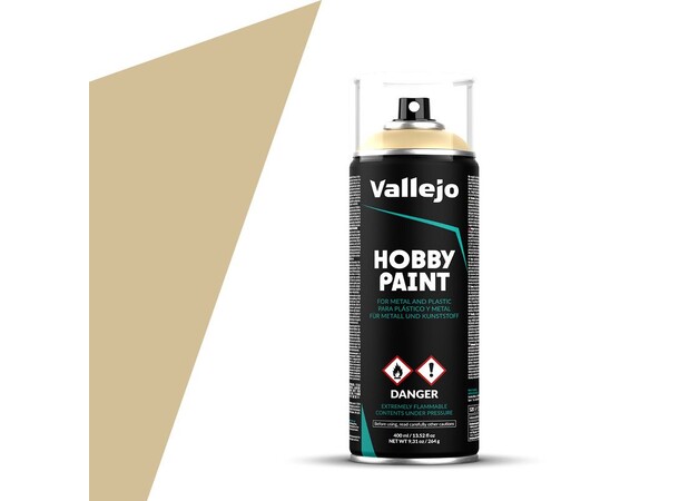 Vallejo Hobby Paint Spray Bone White Spraydåse - Overfladegrunder 400 ml 