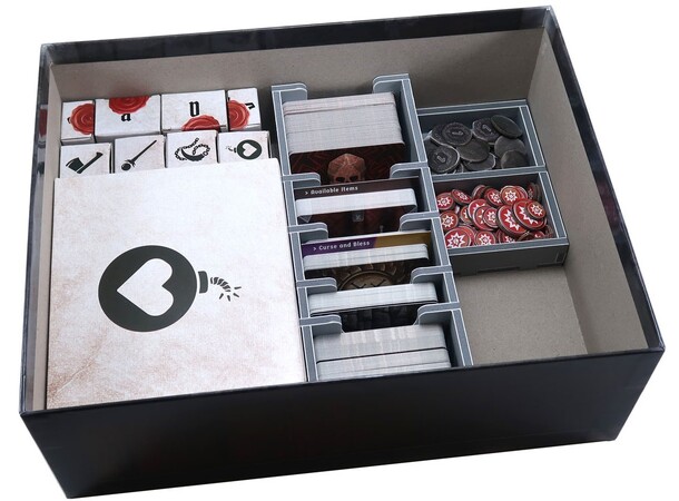 Gloomhaven Jaws of the Lion Insert Hold styr på spillet i spilboksen 