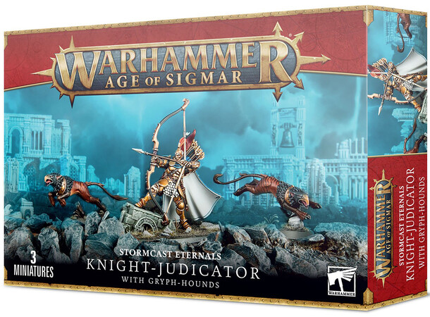 Stormcast Eternals Knight Judicator Gryp Knight-Judicator med Gryph-Hounds 