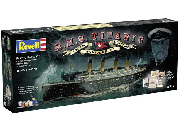Titanic 100 Years Special Ed Starter Revell 1:400 byggesæt Starter Set 