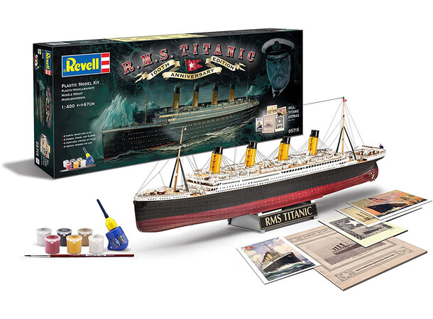 Titanic 100 Years Special Ed Starter Revell 1:400 byggesæt Starter Set 