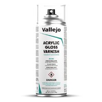 Vallejo Acrylic Gloss Varnish 400 ml Blank klarlak spraydåse