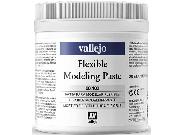 Vallejo Flexible Modelling Paste 500 ml 
